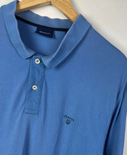GANT POLO SHIRT Size 2XL Men`s Regular Fit Blue
