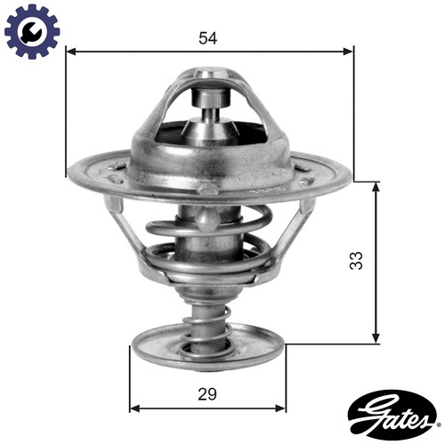 Thermostat coolant th12988g1 - thermostat,
