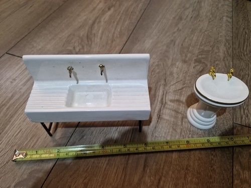 Dolls house bath room sink - dolls,