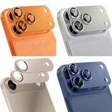 UK Tempered Glass Metal Ring Camera Lens Protector For iPhone 17 Pro Max 17 Pro