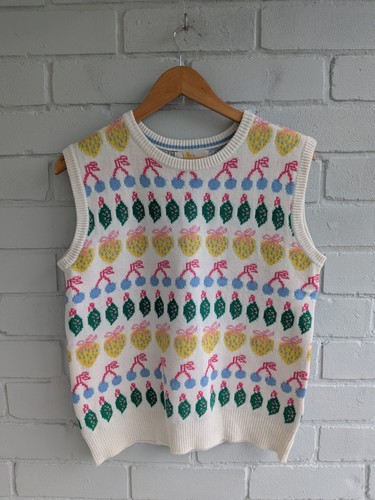 Boden fruit print fair isle