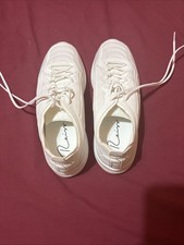 Reiss Adison Fly knit Runner, white, New Size 10,