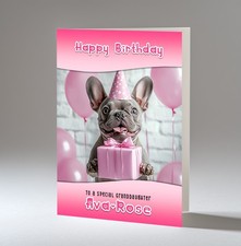 Personalised birthday card for - birthday,