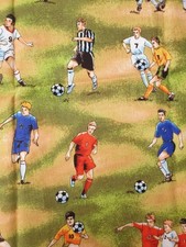 Football Players fabric UK End