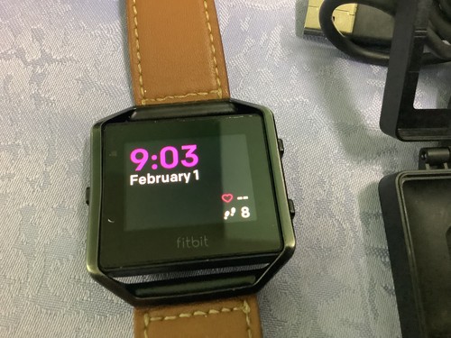 Fitbit blaze watch brown - fitbit,