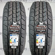 2X New 235 70 16 Arivo