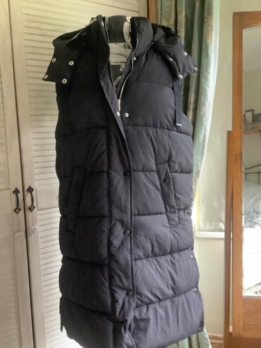 Next black hooded sleeveless - next,