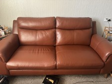Scs brown italian sofa 3 - sofa, 2/3