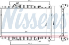 GENUINE NISSESNS RADIATOR FOR