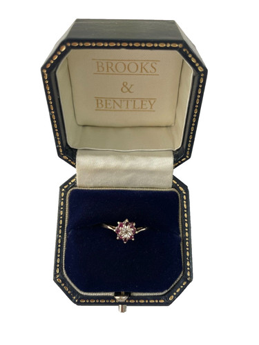 1981 vintage ruby - ruby, diamond