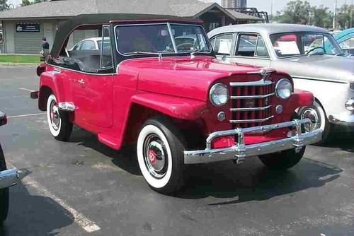 Print 1951 willys jeep - print,