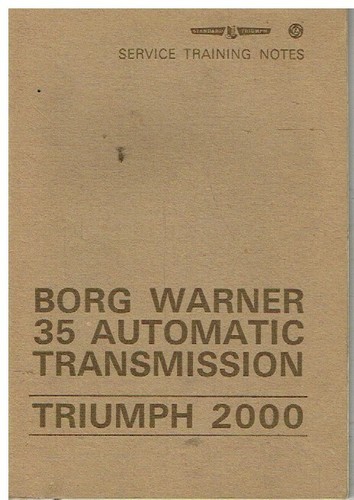 Triumph 2000 mk1 borg - mk1, warner