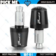 Black Balanced Plug Slider Handle Bar End For SUZUKI Bandit GSF650 GSF 1250 1200