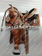 Western Leather Barrel Hand