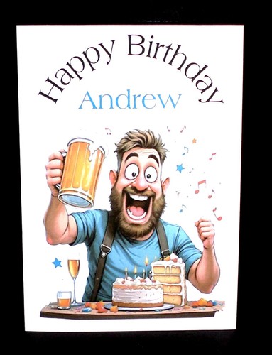 Personalised handmade birthday - handmade,
