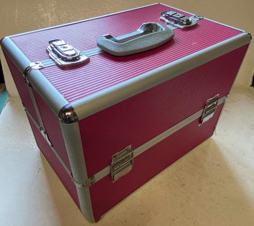 Pink aluminium make up - aluminium,