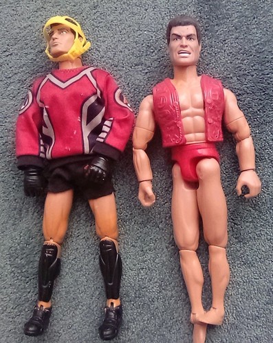 Action man figure vintage - x2,
