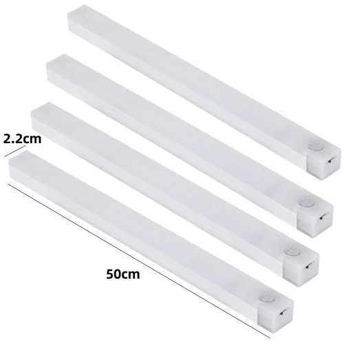 4pcs usb rechargeable led pir - usb,