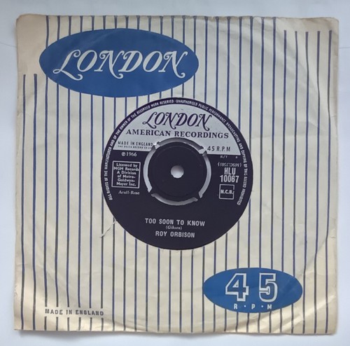 Roy orbinson too soon to - orbinson,