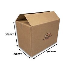Pack of 50 Medium Boxes 16" x 9" x 12” Single Wall 400mm x 235mm x 305mm