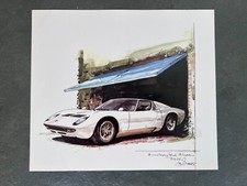 Lamborghini Miura SV print