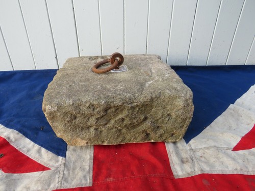 Heavy weight hand - carved, stone