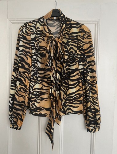 Shrimps tiger print - , silk