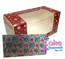 Christmas Yule Log Box and