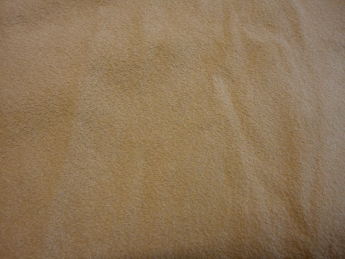 Duster yellow faux suede