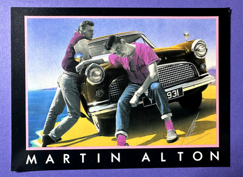 Athena postcard chrome - postcard,