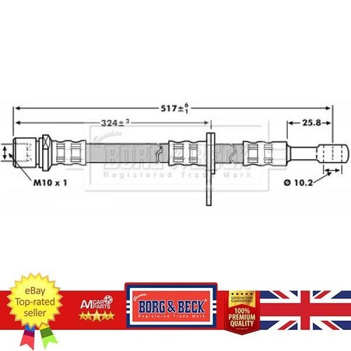 Brake hose for subaru - brake,