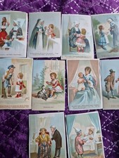 Victorian Set Card From France Antique Ephemera.Compagnie Anglo-suisse.1860-1890