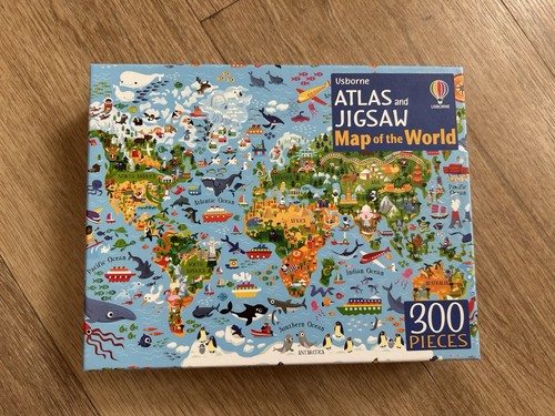 Usbourne atlas and jigsaw - atlas,