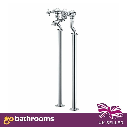 Chrome bath filler shower - bath,