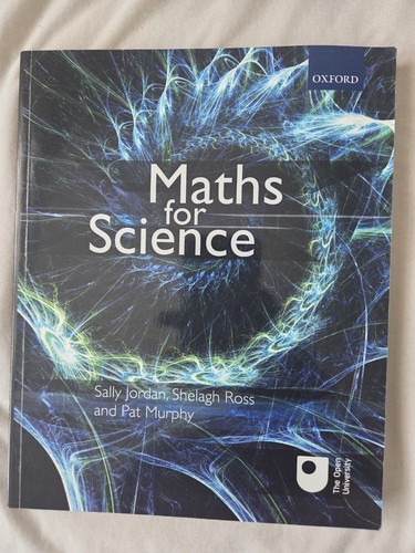 Maths for science - for, sally