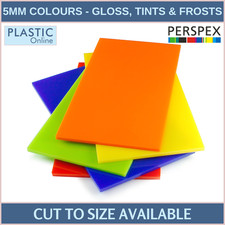 5mm Colour Perspex Acrylic Sheets | Cut To Size Perspex Plastic Panels A5 A4 A3