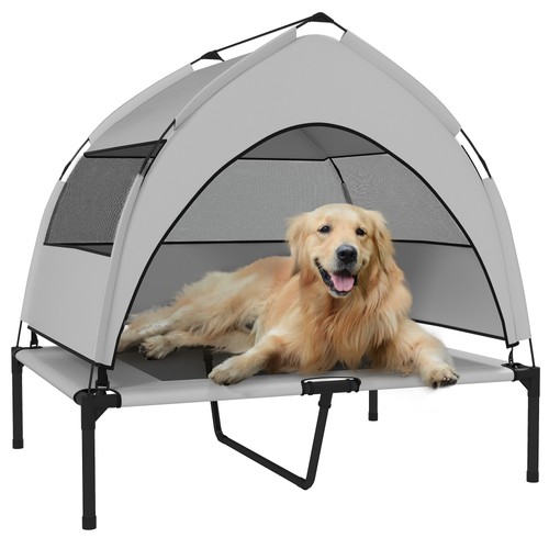 Pawhut portable elevated dog - elevated,