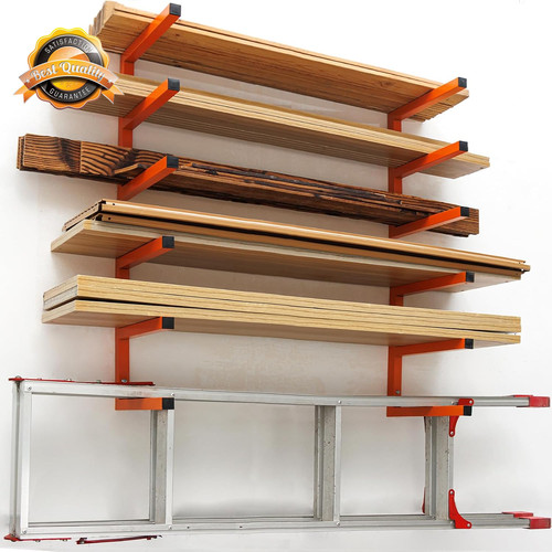 Lumber storage rack - rack, wall