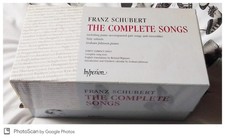 FRANZ SCHUBERT "The Complete Songs" CD BOX SET. RARELY PLAYED. FREE POST.   £80