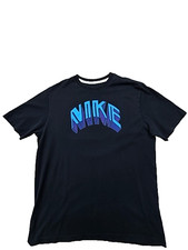 Nike Men's Black Cotton Crew