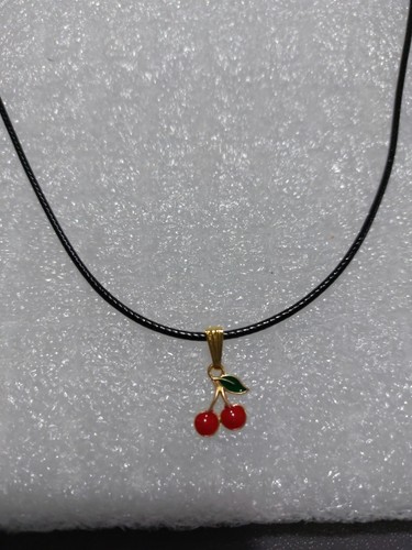 Black cord red cherry - cord,