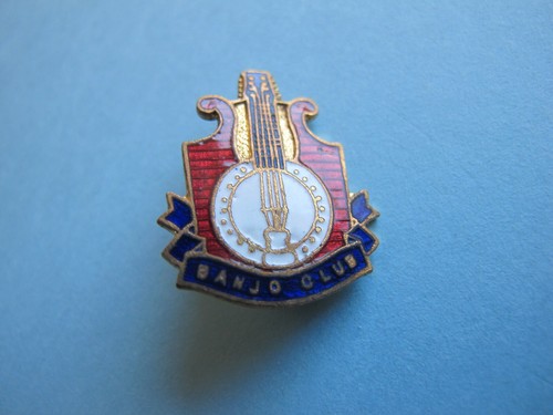 Banjo club old enamel musician - club,