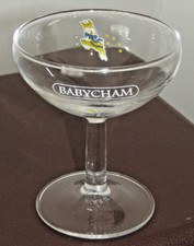 Rare 1980s Babycham ARC Glass