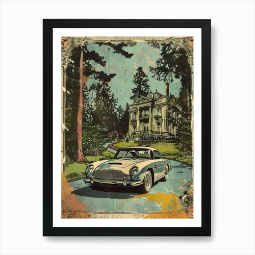 Classic cars art print - 14,