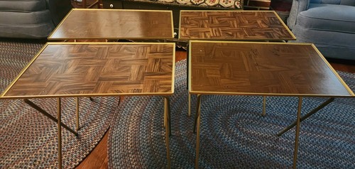 Vintage 1970 faux wood - faux,