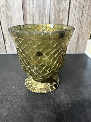 Mosaic vase urn candle holder - vase,