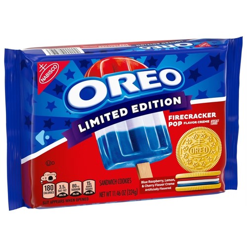 Oreo firecracker pop blue - firecracker,