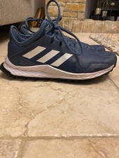 VGC Ladies Adidas Hockey Shoes Size 6 Youngstar Navy Blue Lace Up