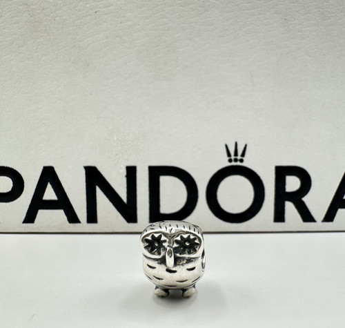 Pandora owl charm - charm., animal