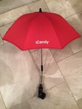 iCandy Universal Red Parasol with fixing clamp